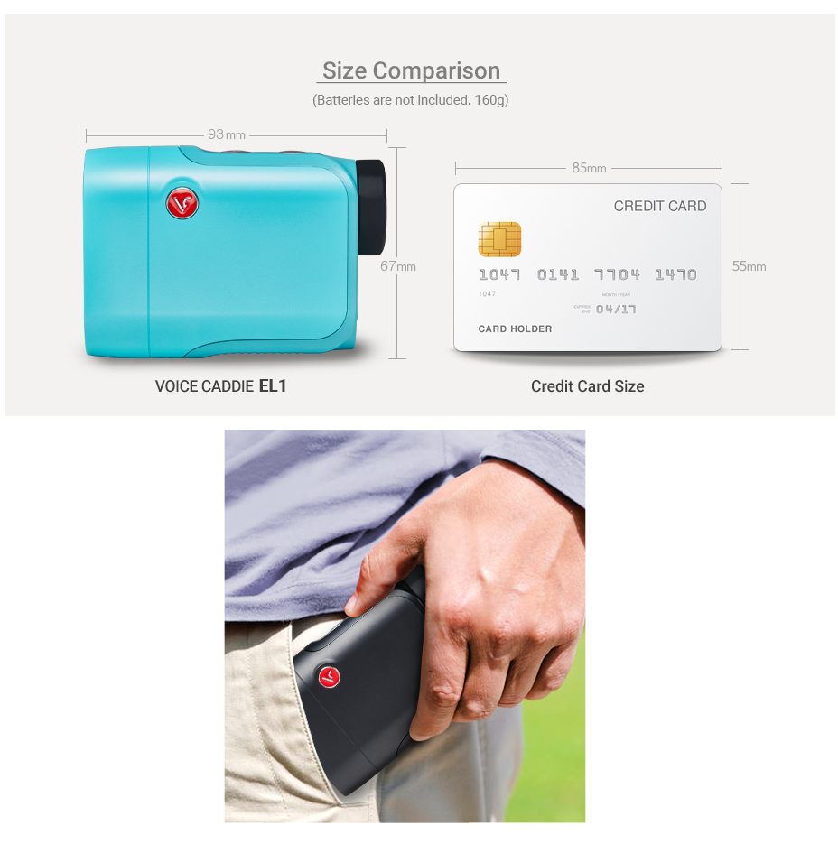 Voice Caddie EL1 Laser Rangefinder w/ Slope