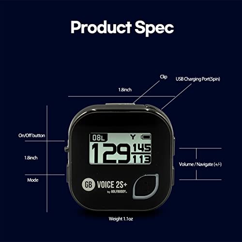 Golf Buddy Voice 2 Talking GPS Rangefinder