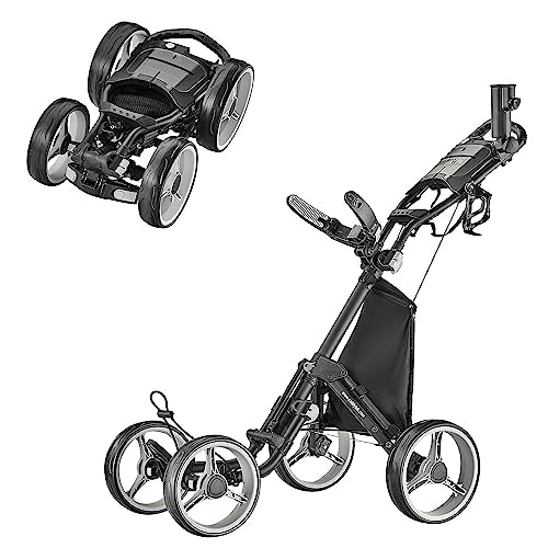 CaddyTek Explorer V8 - 4 Wheel Golf Push Cart